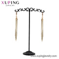 97247 xuping simple style multi-color fashion custom women's chain drop earrings